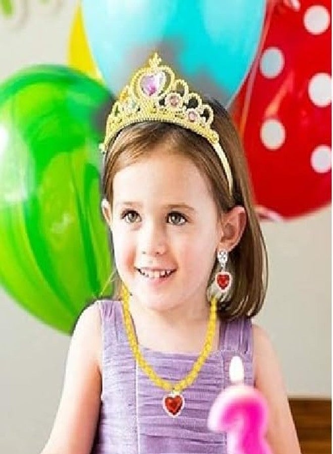 GNR Golden Birthday Girl Tiara/Crown for Happy Birthday Party Decoration - 2 Piece | Girl Head Band | Queen Tiara (Gold Color) - Image 2